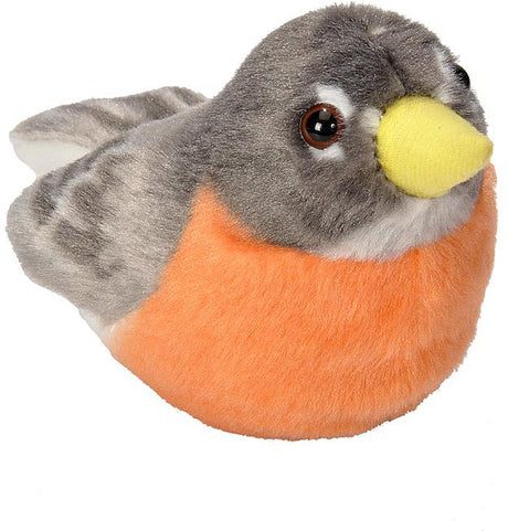 Audubon II American Robin Stuffed Animal - 5"