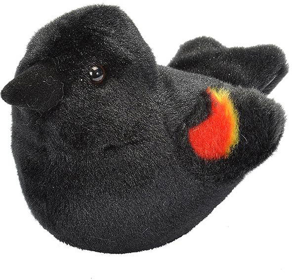 Audubon II Red-winged Blackbird Stuffed Animal with Sound - 5"