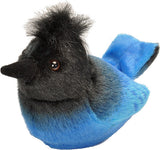 Audubon II Steller's Jay Stuffed Animal with Sound - 5"