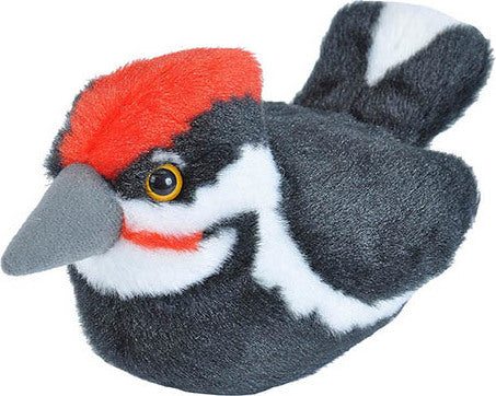 Audubon II Pileated Woodpecker Stuffed Animal with Sound - 5"