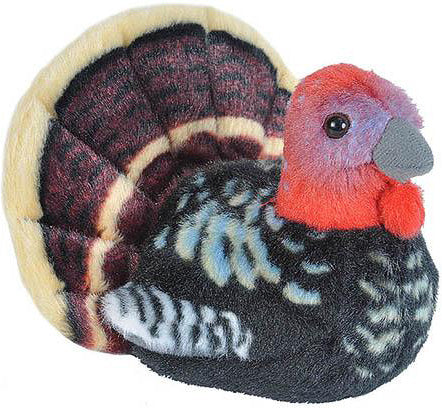 Audubon II Wild Turkey Stuffed Animal with Sound - 5"