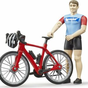 Bworld Racing Bicycle With Cyclist