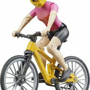 Bworld Mountain Bike With Female Cyclist