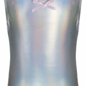 Bodysuit Iridescent Silver (Size 3-5)