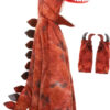 Grandasaurus T-Rex Cape w/Claws, Red/Black (Size 4-6)