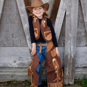 Cowboy Vest and Chaps (Size 5-6)