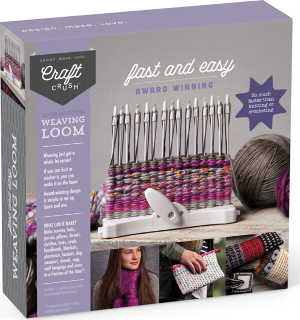 Craft Crush Fast & Easy Weaving Loom Kit
