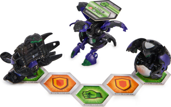 Bakugan Legends Starter 3-Pack, Sairus Ultra with Auxillataur and Cycloid